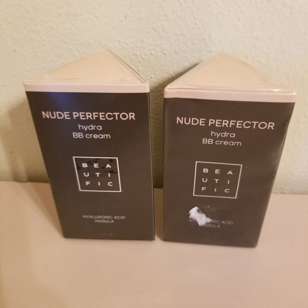 2 Nude Perfector Hydra BB Cream‎ Beautific 1 fl oz Medium Beige Expired 9/21